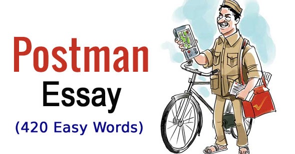 essay on postman in english for class 8