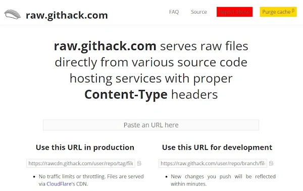 Giải pháp thay thế RawGit cho người sử dụng kho lưu trữ trên GitHub