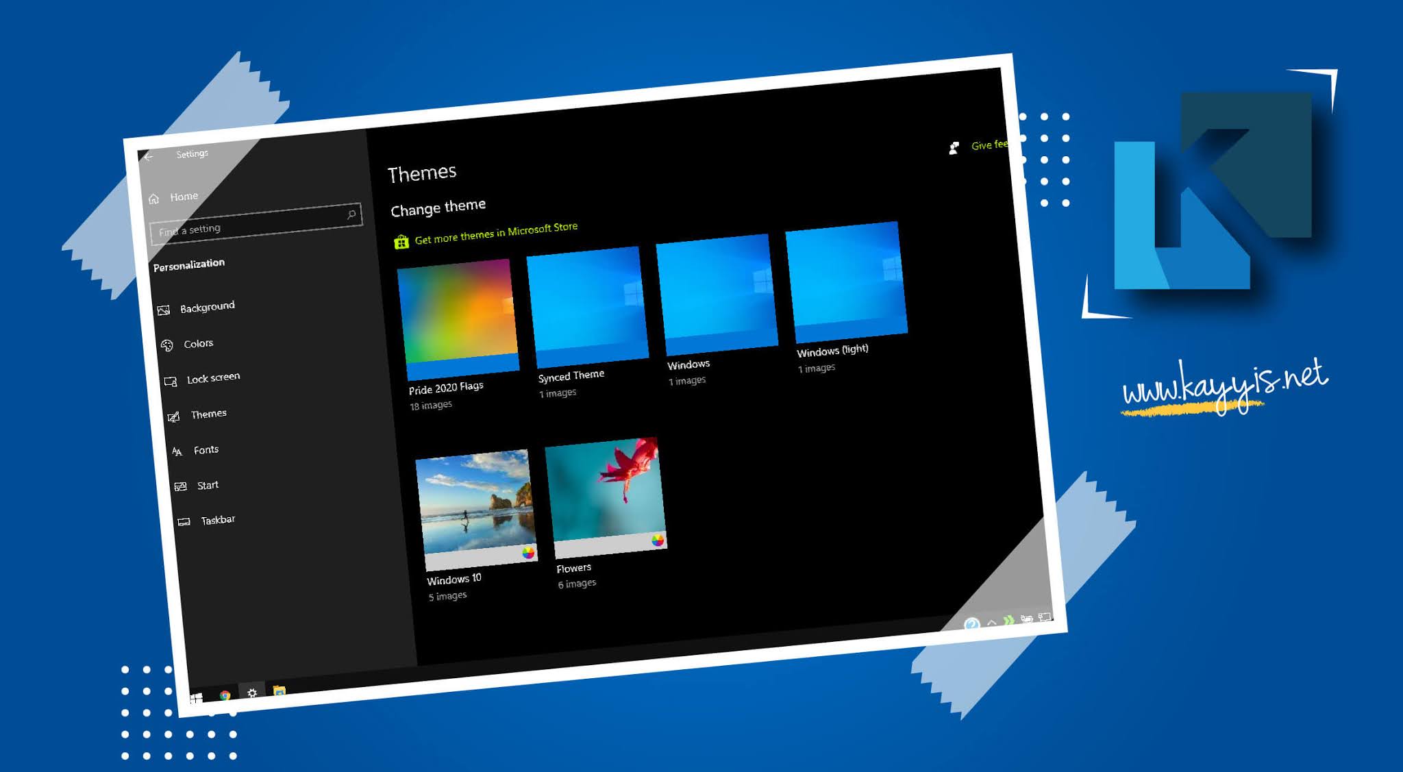 Memasang dan Mengganti Tema Baru di Windows 10 dari Microsoft dan Non-Microsoft Memasang dan Mengganti Tema Baru di Windows 10 dari Microsoft dan Non-Microsoft
