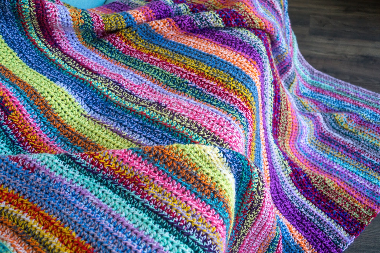 Scrappy Crochet Blanket Samelia's Mum