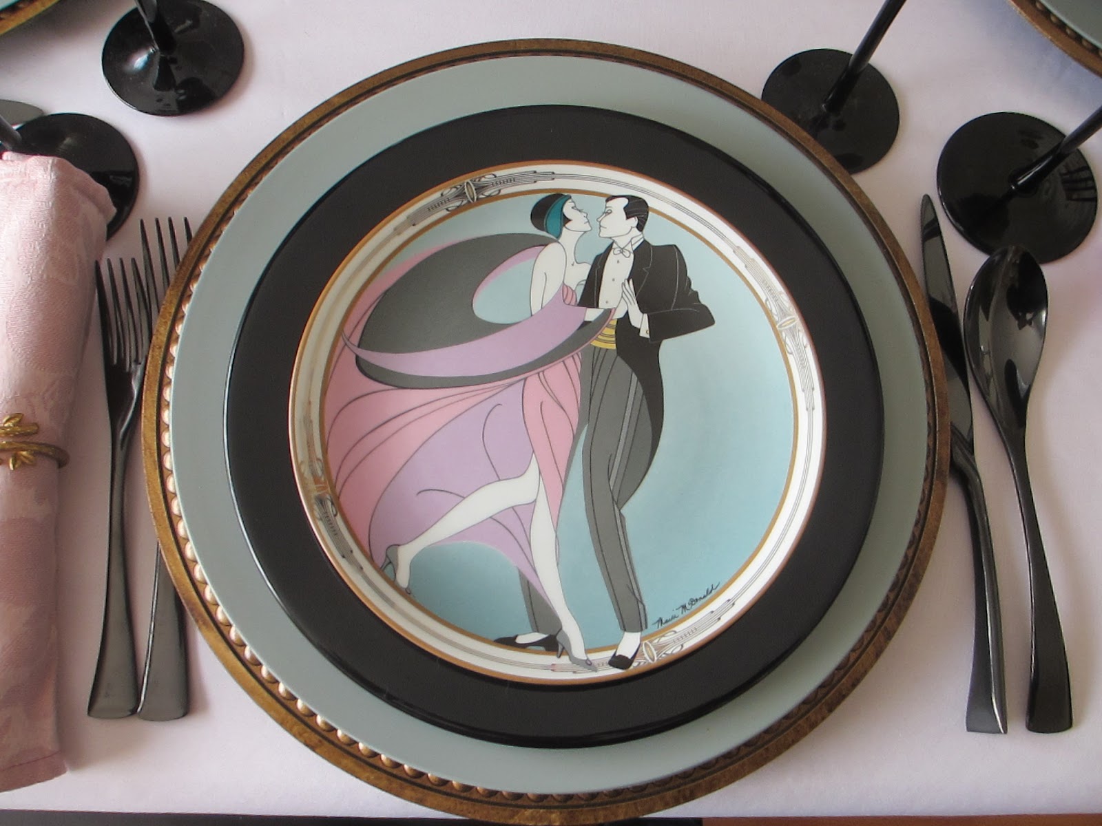 The Guest Art Deco Tablescape
