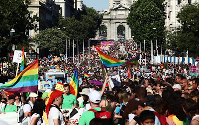 gay pride a Madrid quartiere Chueca