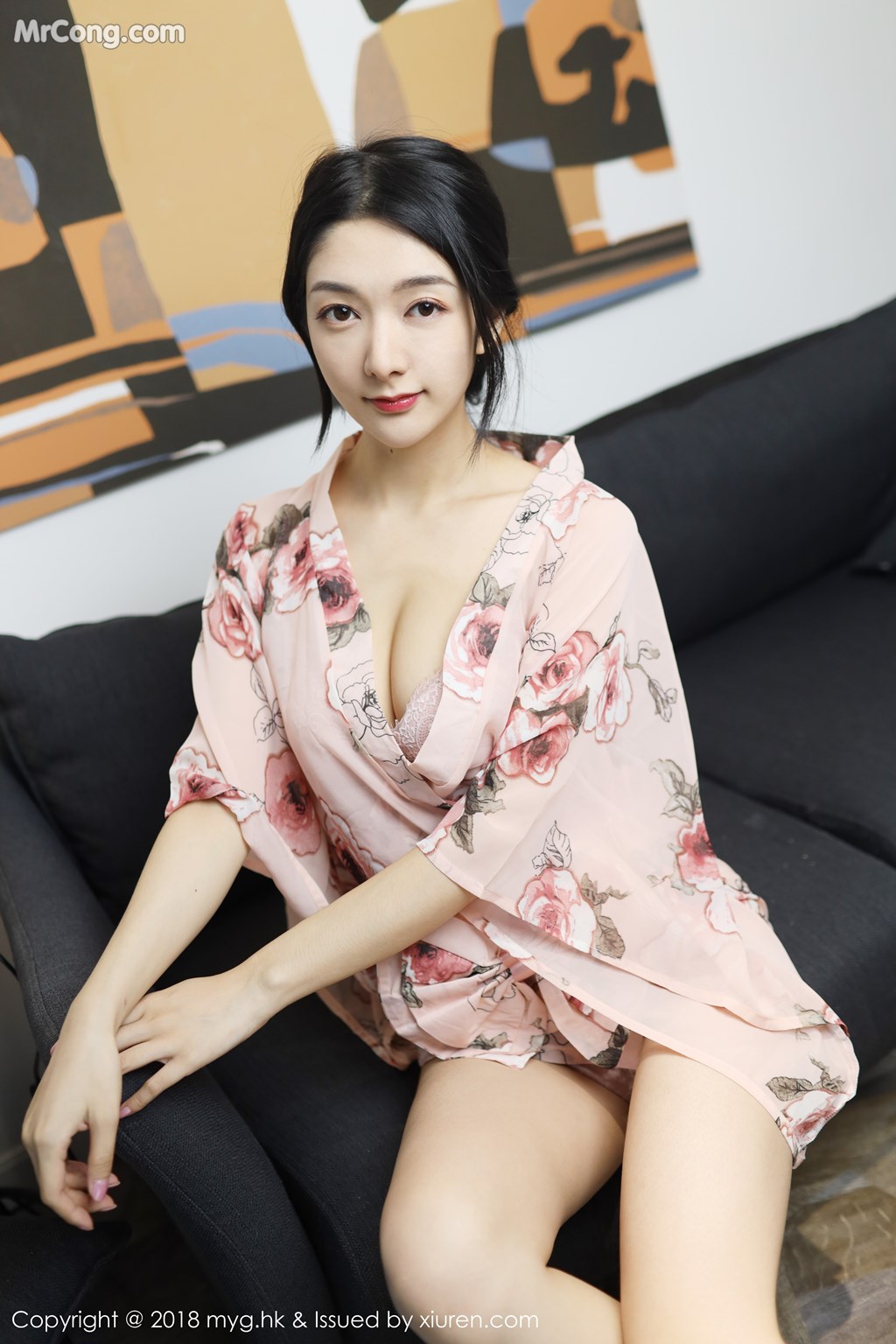 MyGirl Vol.334: Model Xiao Reba (Angela 喜欢 猫) (46 photos)