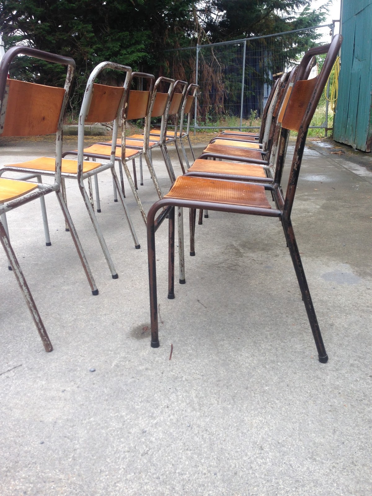 Vintage Furniture Ireland OCD Vintage Stacking Chairs