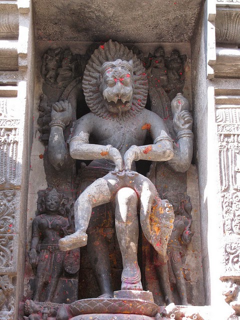 Lord Narasimha - killing the demon