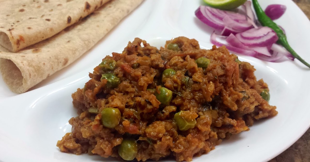 VEG KEEMA MATAR KEEMA MATAR MASALA SOYABEAN KEEMA RECIPE