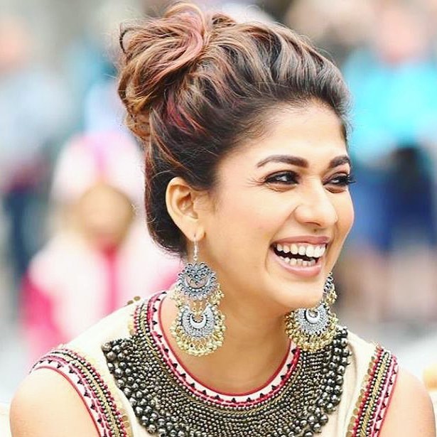 Nayanthara hairstyle in Kashmora  French Pull through Hairstyle  Embellished with side braids  YouTube