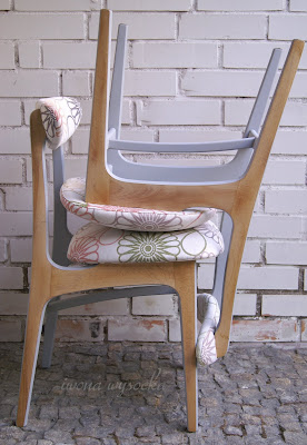 krzesła stylizowane / lata 60-te /, autor: Iwona Wysocka