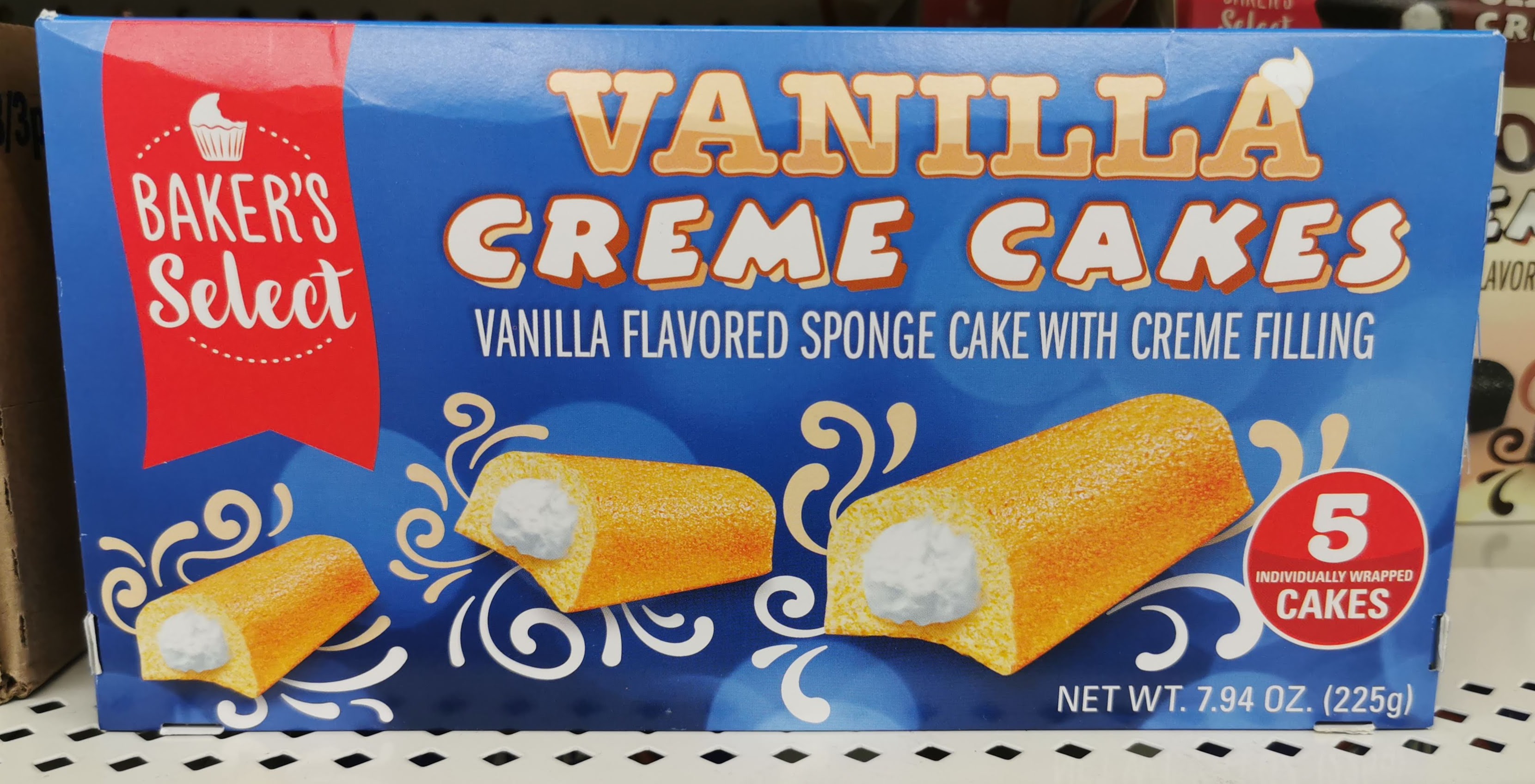 Baker's Select Vanilla Creme Cakes (Dollar Tree)