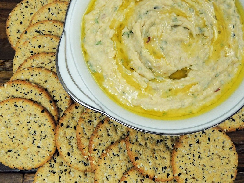 Roasted Garlic White Bean Dip Bobbi's Kozy Kitchen