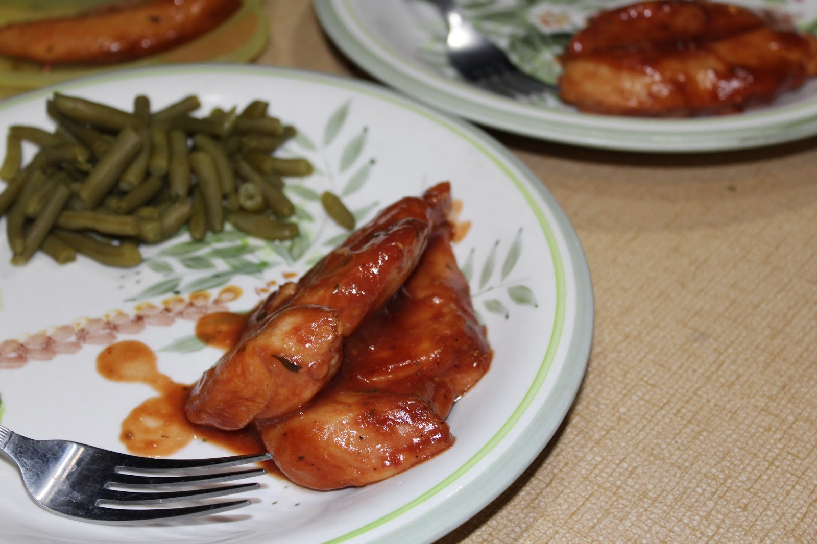 Growing to Four BBQ Chicken Crock Pot Freezer Meal