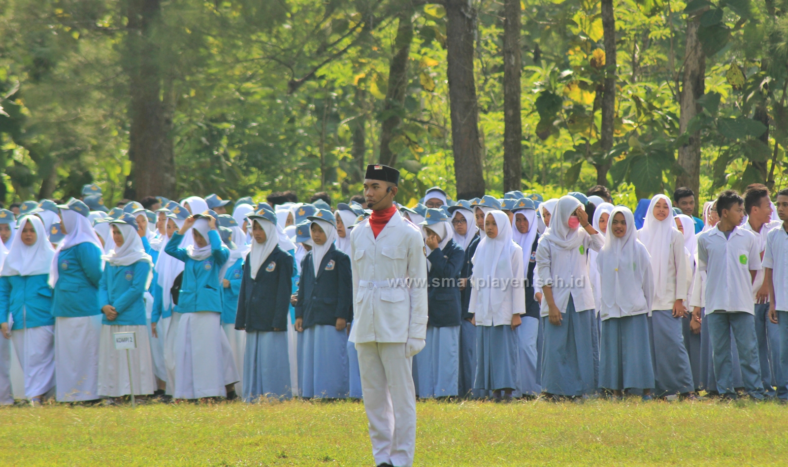 SMA N 1 Playen dipercaya sebagai petugas Upacara Hardiknas