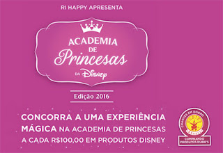 Participar Promoção Ri Happy Academia Princesas Disney