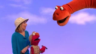 celebrity Amy Ryan, Elmo, the word on the Street Paleontologist, Sesame Street Episode 4314 Sesame Street OSaurus season 43