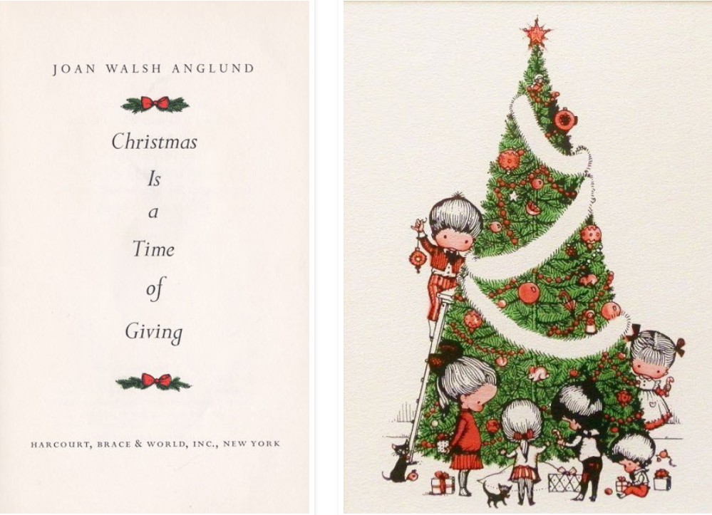 Cocosse  Journal Christmas is a Time of Giving  Joan Walsh Anglund, 1961