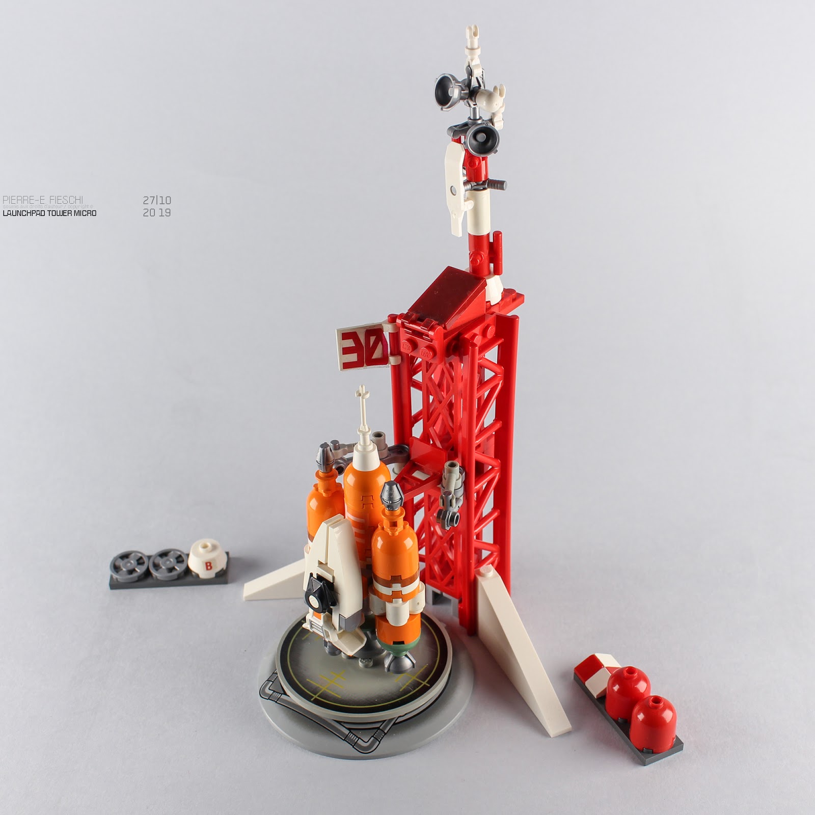 2019 Parts Fest 2 PierreE Fieschi's scifi containers and launch pad