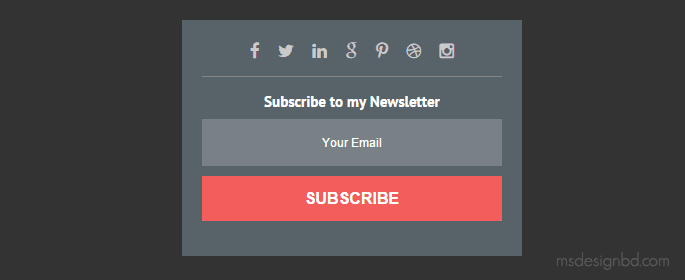 subscribe box widget for blogspot