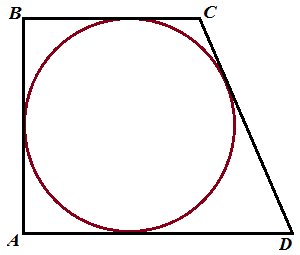 Около окружности описана прямоугольная трапеция периметр 24. Прямоугольная трапеция описанная около окружности. Периметр прямоугольной трапеции описанной около окружности равен. Периметр прямоугольной трапеции описанной около окружности. Окружность в прямоугольной трапеции.