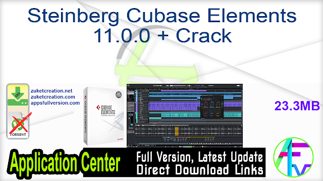 Steinberg Cubase Elements 11.0.0 + Crack Free