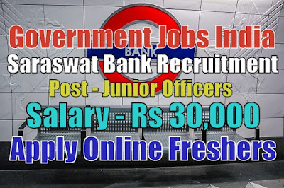 Saraswat Bank Recruitment 2020