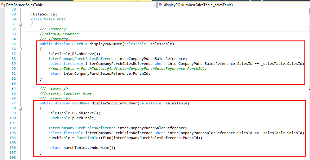 New Display Method in Form Data Source and Display PO Information in ...
