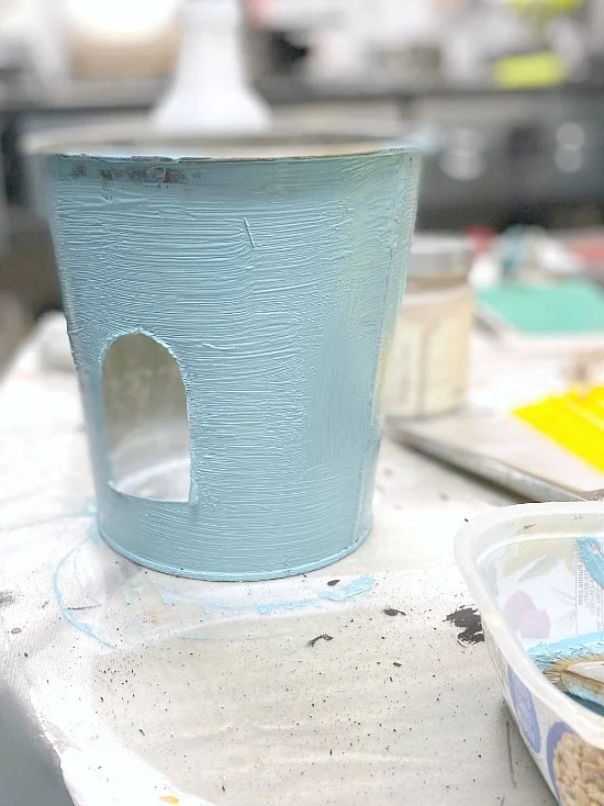 Make a DIY Painted Birdhouse from Reclaimed Parts