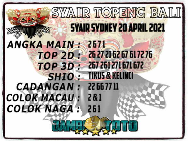 PREDIKSI togel sydney