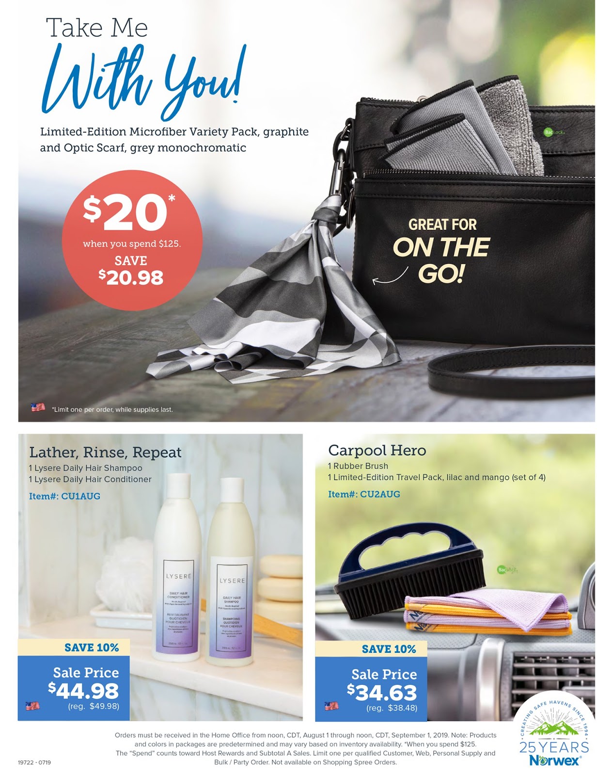 Rebecca Lange Norwex Independent Sales Consultant Norwex August 2019 Specials