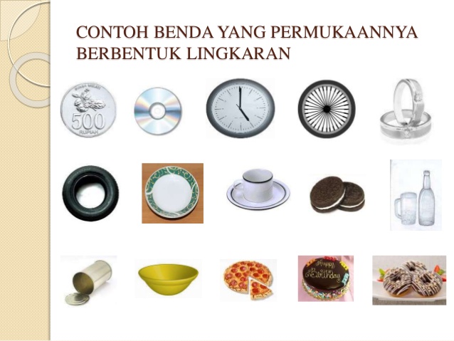 Contoh Soal Pendidikan Contoh Benda Yang Berbentuk Lingkaran