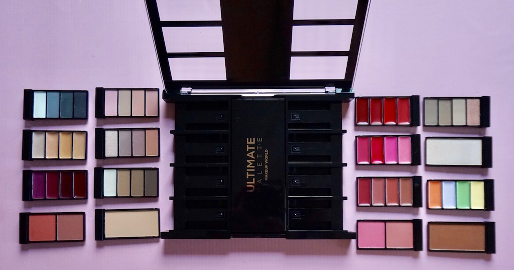 The Biggest Makeup Palette I own Makeup World Ultimate Palette Review