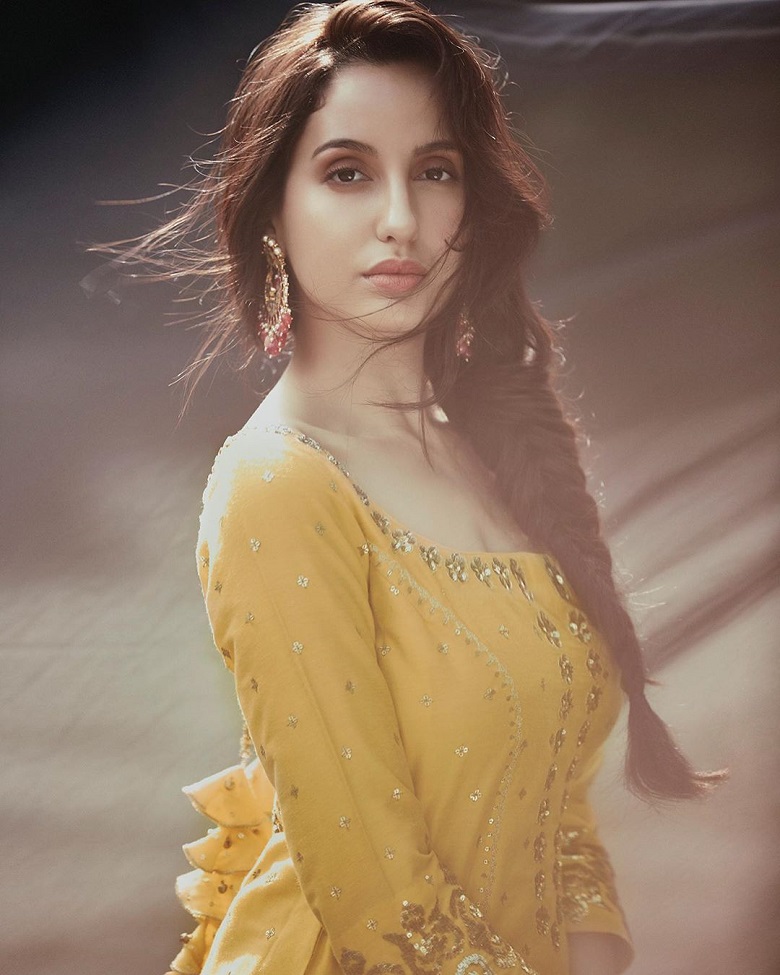 Nora Fatehi Latest Image Looks Awesome In Yellow Boxofficeindia Box Office India Box Office Collection Bollywood Box Office Bollywood Box Office