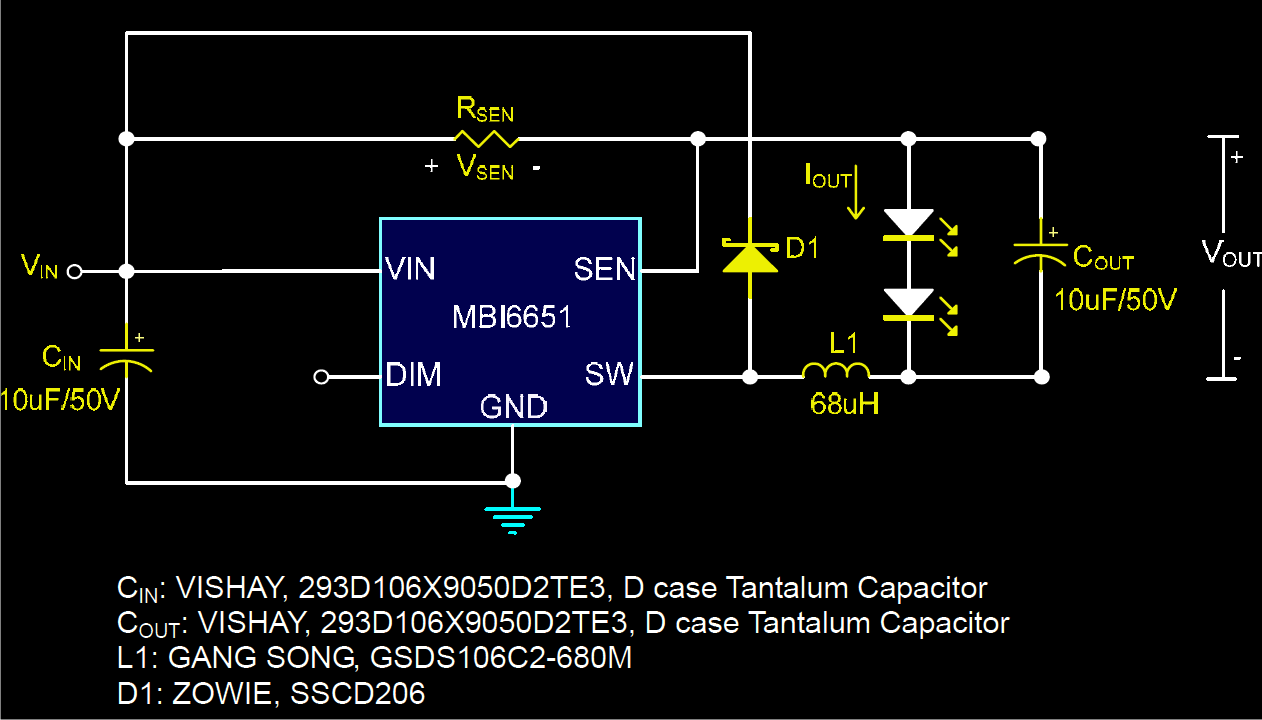 How to Make 1 A Constant Current LED Driver Circuit | Circuit Diagram