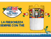 ''Vinci lo zaino termico Estathè 2020'' : vinci 100 premi al giorno ( 2.500 in totale) Logo ''Vinci lo zaino termico Estathè 2020'' : vinci 100 premi al giorno ( 2.500 in totale)