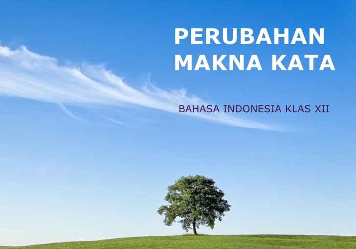 Sebab Terjadinya Perubahan Makna Kata
