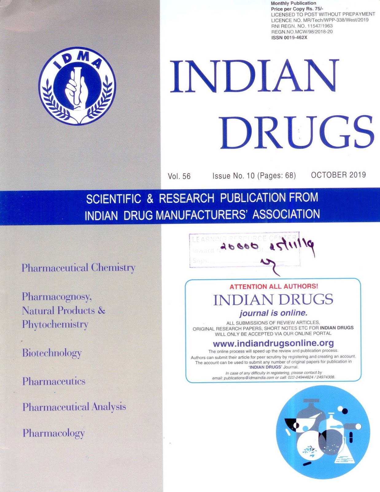 http://www.indiandrugsonline.org/current-issue