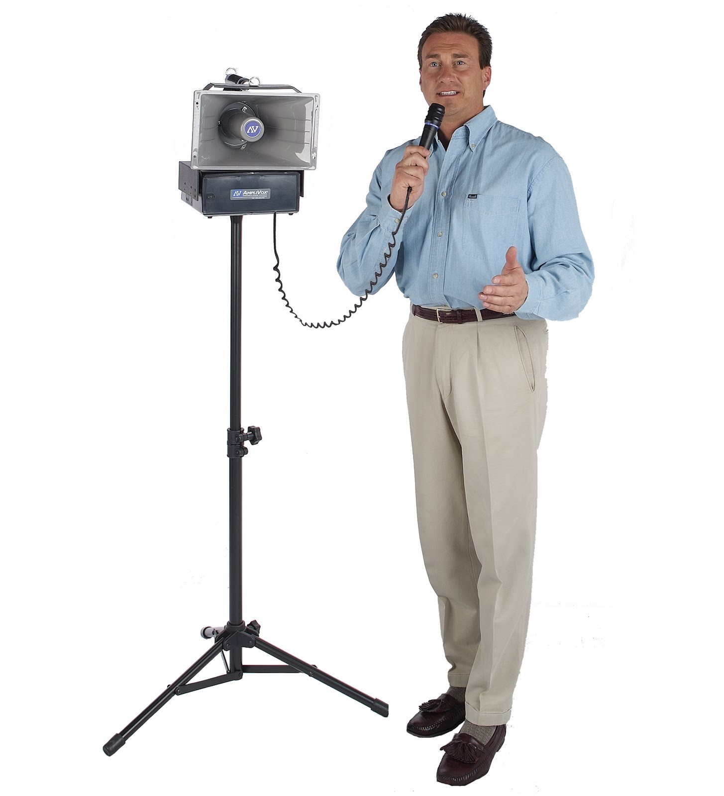 Auctioneer Portable PA System Auction Equipment AmpliVox Sound