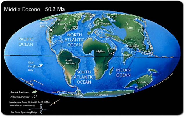 На изображении состояние континентов нашей планеты в момент исчезновения динозавров. Модель построена американским геологом Кристофером Скотезе.