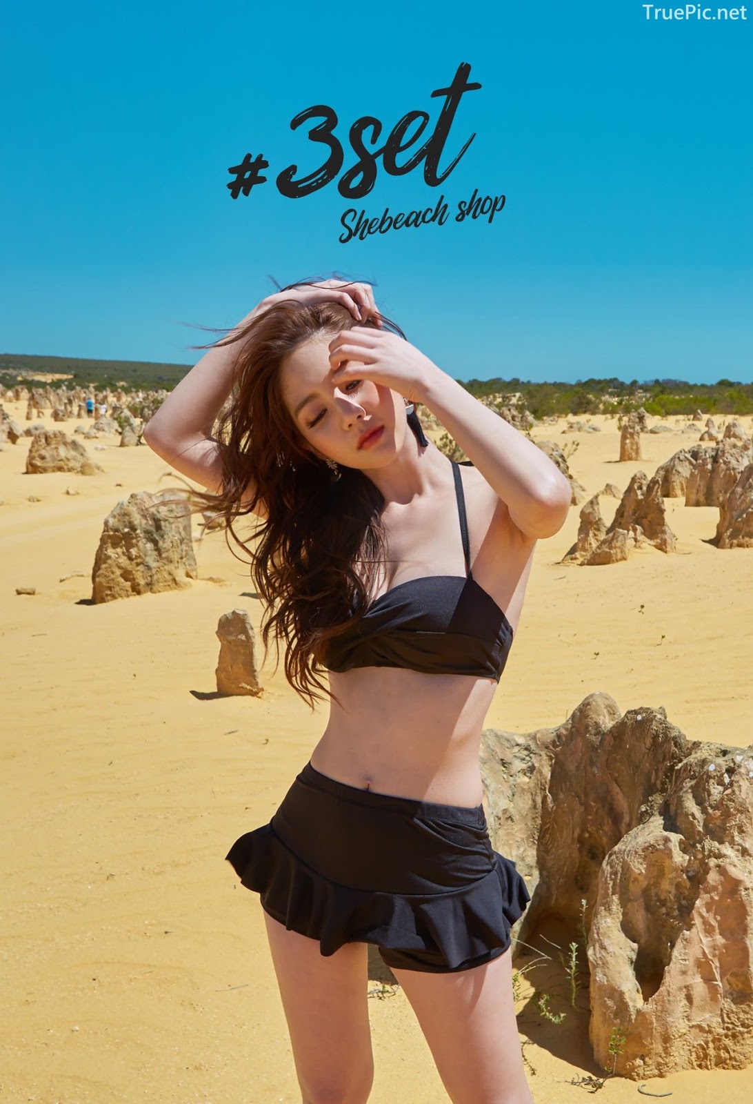 Korean fashion model Lee Chae Eun - Siena Beachwear Set Collection - TruePic.net - Picture 17