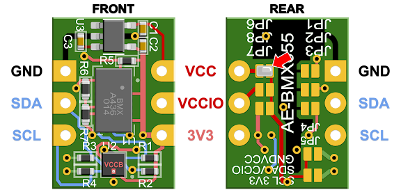 Analogic Intelligence: AE-BMX055の地磁気センサーだけ使ってみた。
