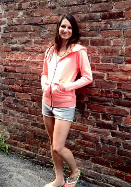 lululemon grapefruit on the daily hoodie