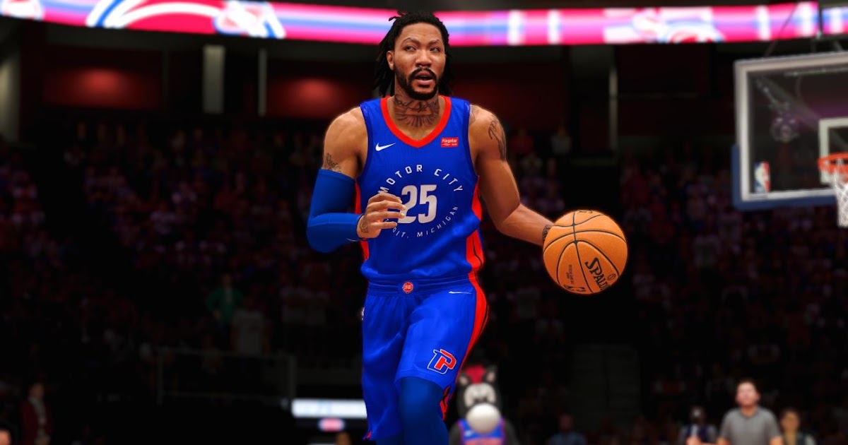 NBA 2K21 2021 Detroit Pistons City Edition Jersey by