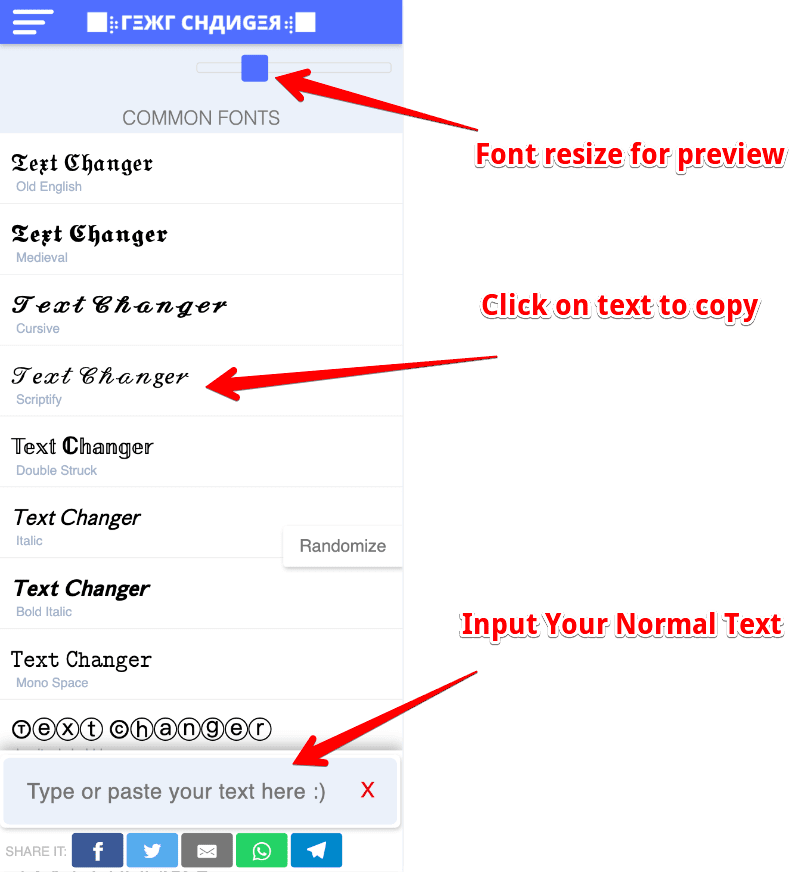 Text Changer 1😍🔥ミ☆ Ⓑⓔⓢⓣ Online Text Changer