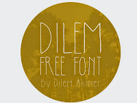 FREE FONT DILEM BY DILEM AKINER