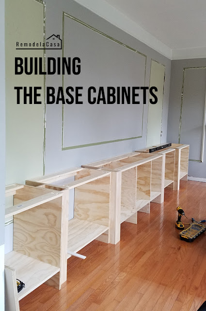 how to build base cabinets