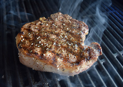 Simple pork chop recipe Memorial Day #NowYoureCookin Char-Broil TRU Infrared Commercial Grill