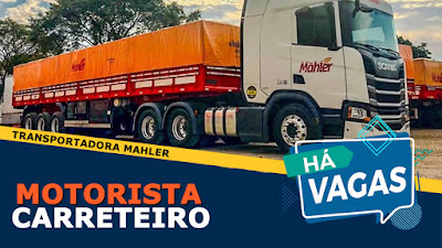 Vaga para motorista carreteiro