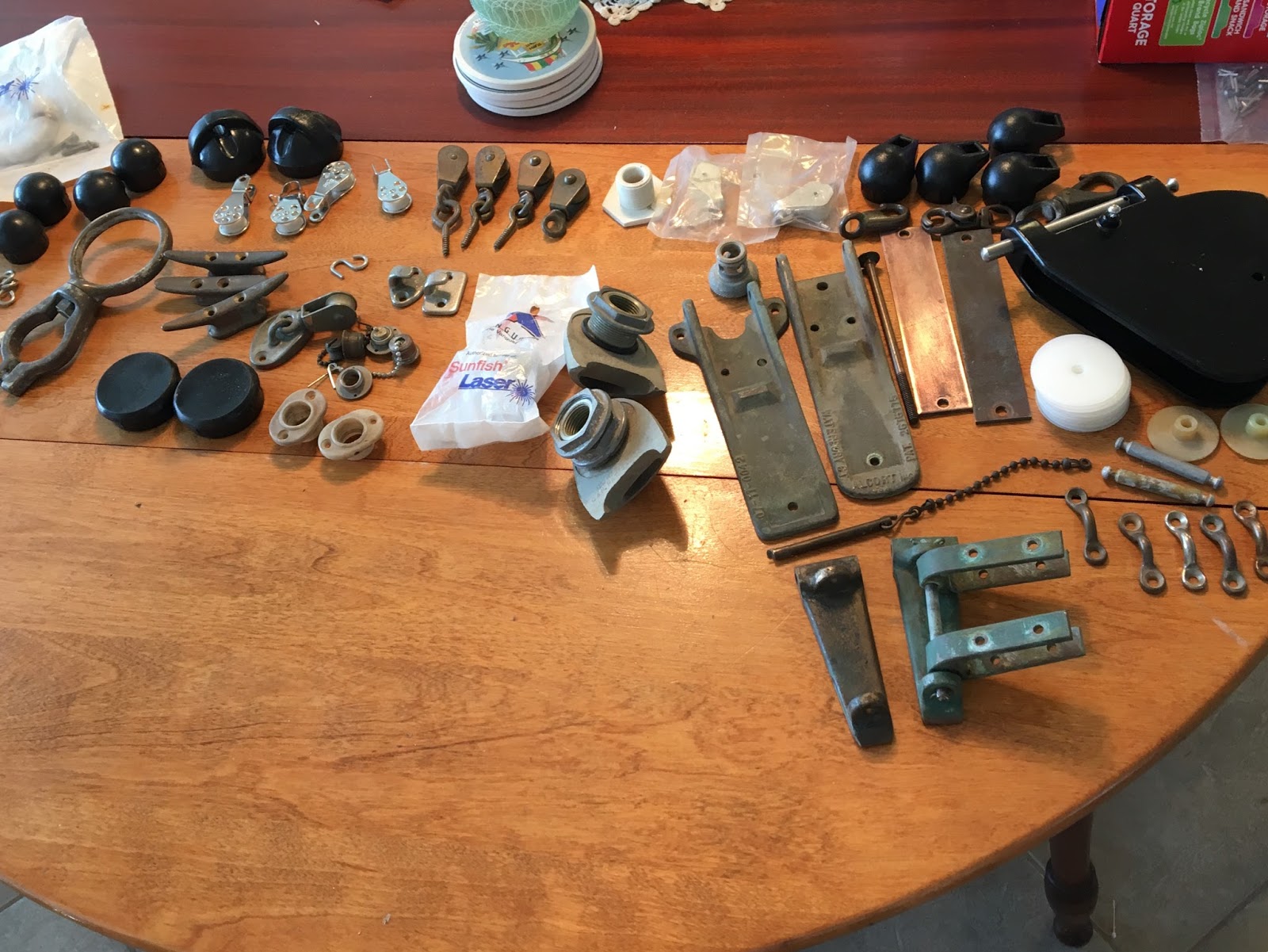 Small Boat Restoration Alcort Sunfish and Sailfish Parts