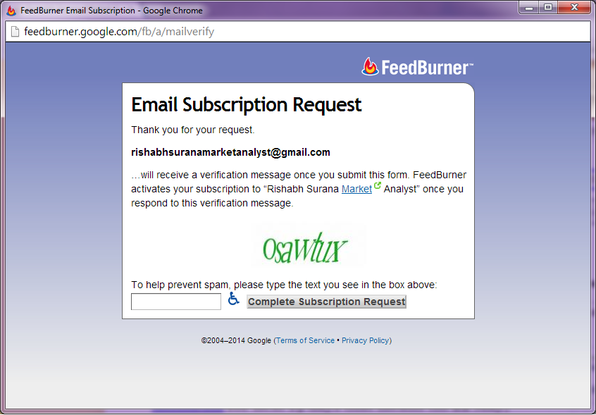 Get free market research emails