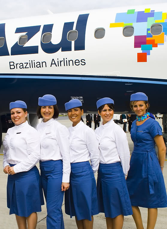 Cabin Crew Photos Azul Brazilian Airlines Flight Attendants
