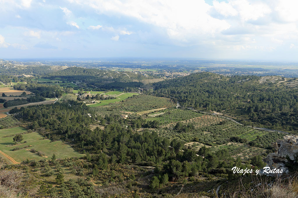 Vistas desde el Castillo de Les Baux de Provence